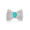 RichandRare-COLLECTOR-PARAIBA TOURMALINE AND DIAMOND 'SPLASH' BANGLE